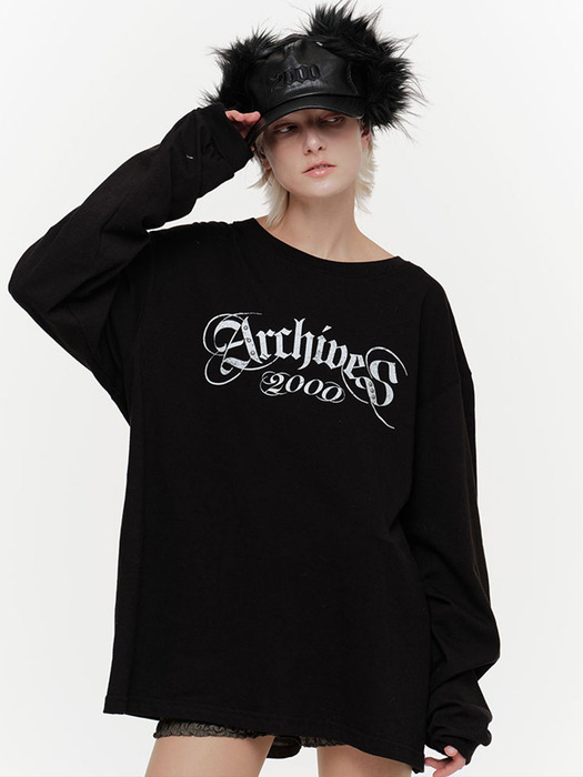 2000 OVERSIZED T-SHIRT (BLACK)