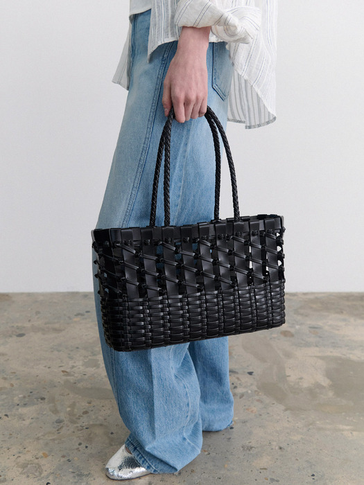 Cava weaving bag (black)