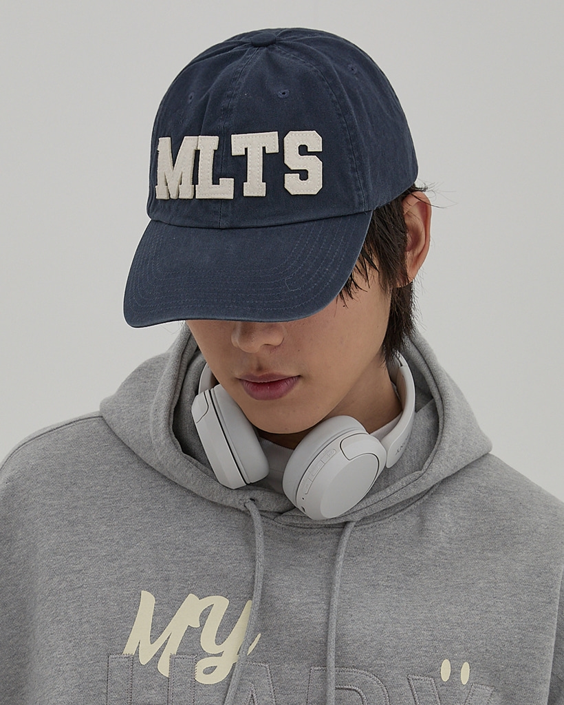 [K-POPアイドル着用] MLTS Ball Cap NAVY