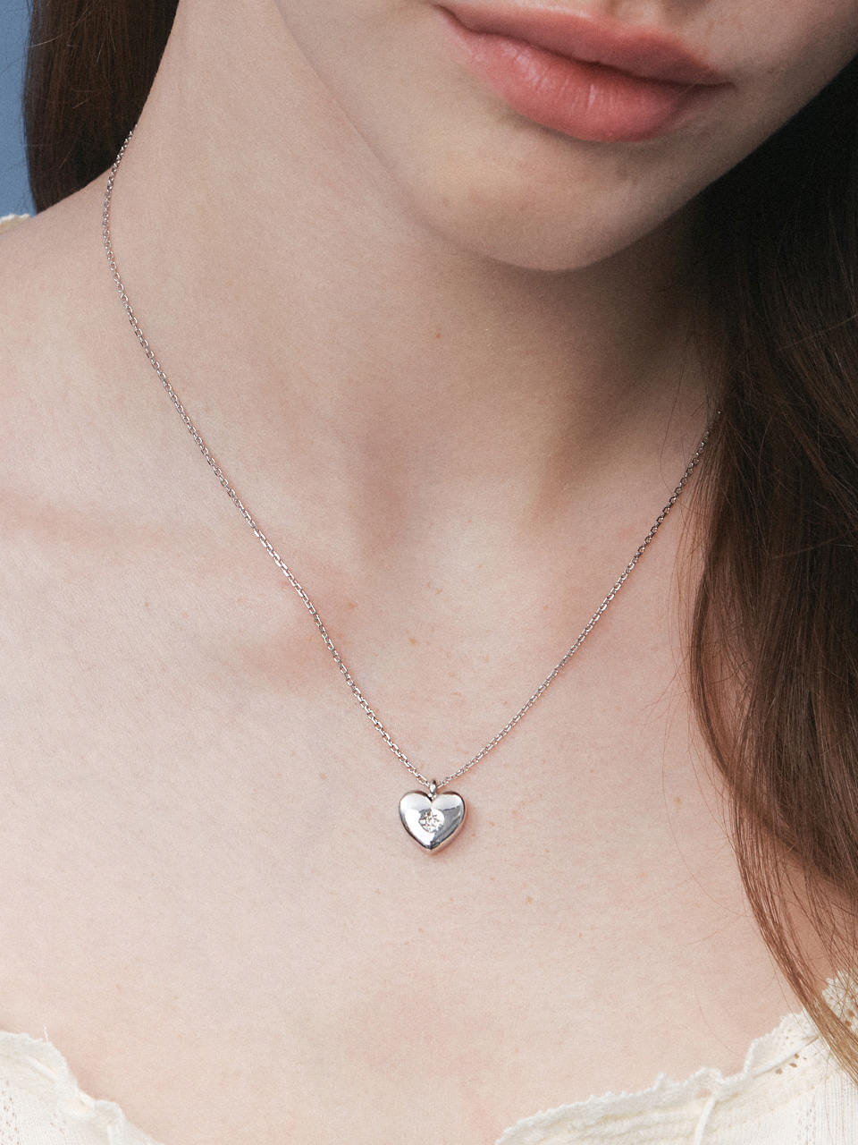 dazzle heart necklace