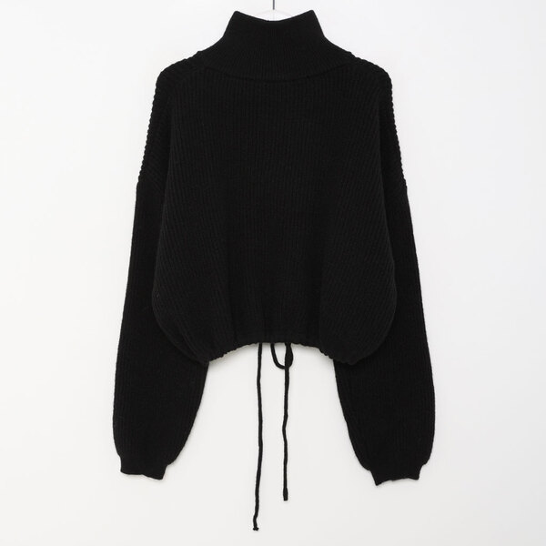 epine ニット ジップアップ BLACK epine ニット ジップアップ BLACK