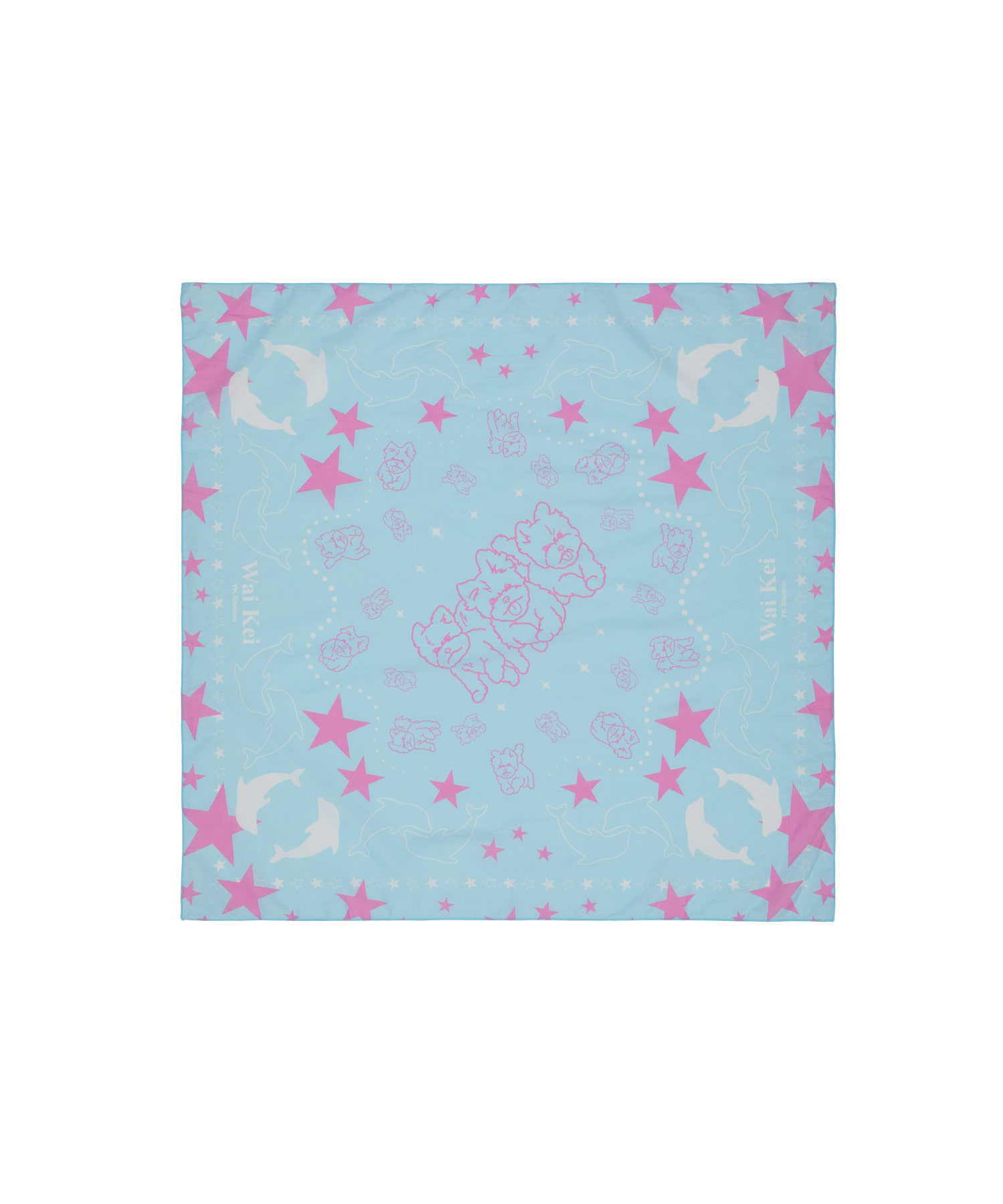 Star Dolphin Bandana SKYBLUE