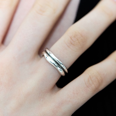 SILVER925 WAVE LINE DESIGN RING/シルバー/リング SILVER925 WAVE LINE DESIGN RING/シルバー/リング