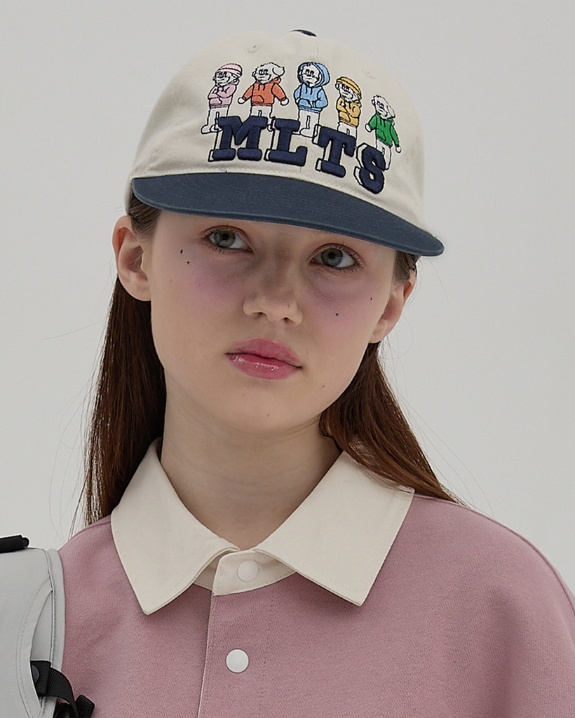 [K-POPアイドル着用] 5 Maltese Two-tone Ball Cap IVORY