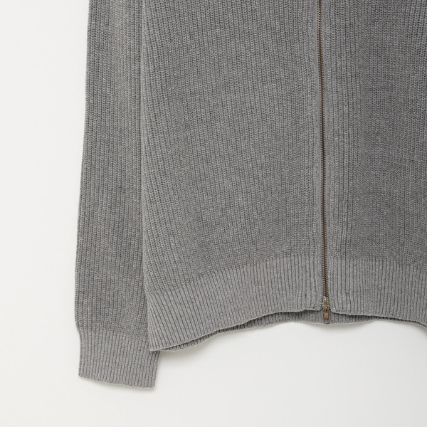 ハイネック逆開ファスナーカーディガン | ファッション通販サイト NUGU