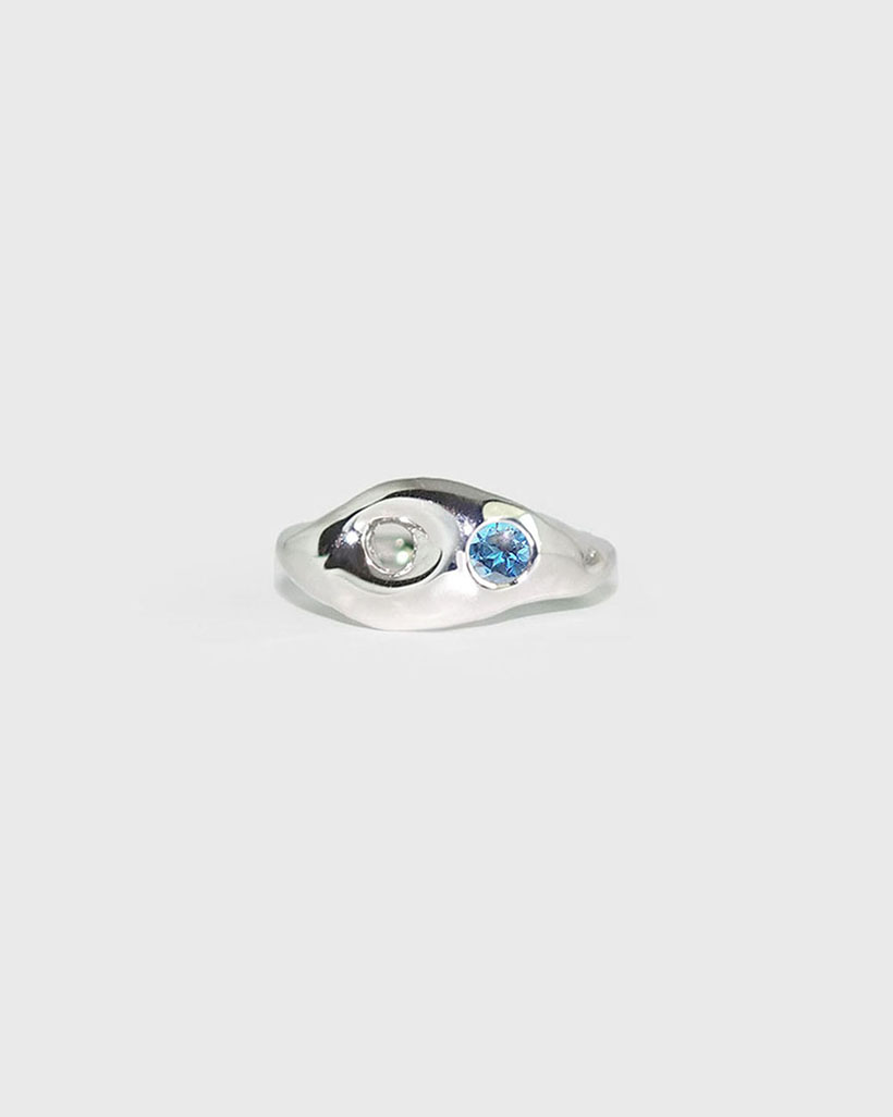 Sun Glitter Eternity Ring 3mm - Cognac | ファッション通販