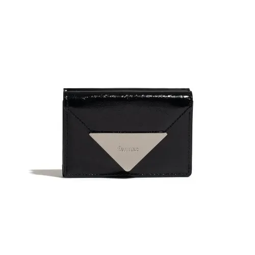 ★Fennec★ LACQUER TRIANGLE WALLET MATT SILVER FNSWT01TVF LACQUER TRIANGLE WALLET - MATT SILVER - Fennec