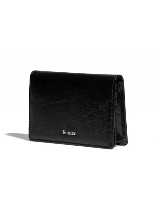 CRINKLE SOFT CARD CASE - BLACK | ファッション通販サイト NUGU