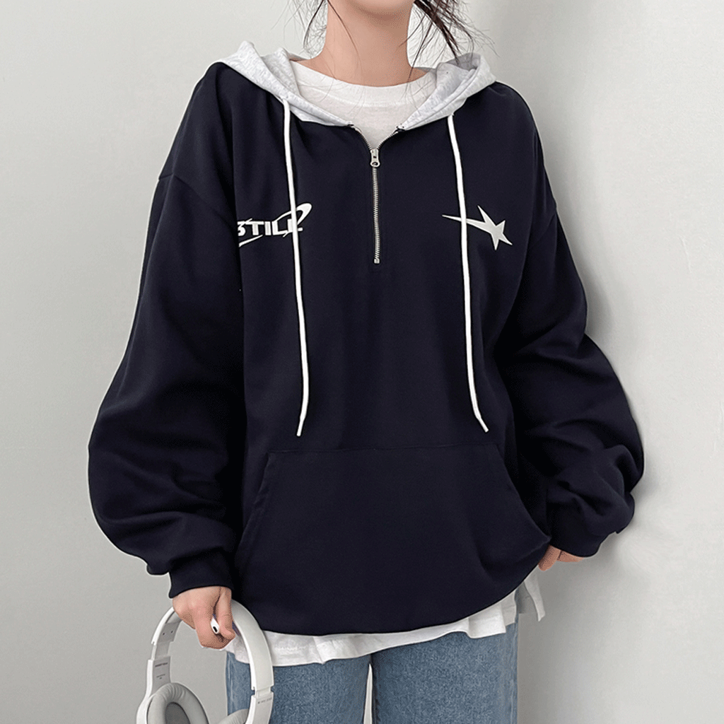 アノラックオーバーサイズフードパーカー | ファッション通販サイト NUGU