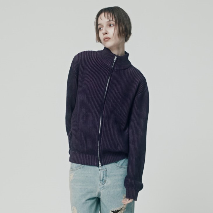 GRUNGE ZIP UP CARDIGAN BEIGE | ファッション通販サイト NUGU