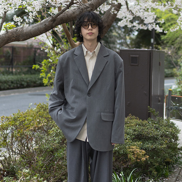 ワンボタンオーバーサイズジャケット | ファッション通販サイト NUGU