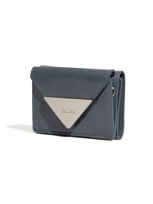 ★Fennec★ [20% coupon] CRINKLE TRIANGLE TRIPLE WALLET D CAN Fennec] Crinkle Triangle Triple Wallet D – Arielle Store