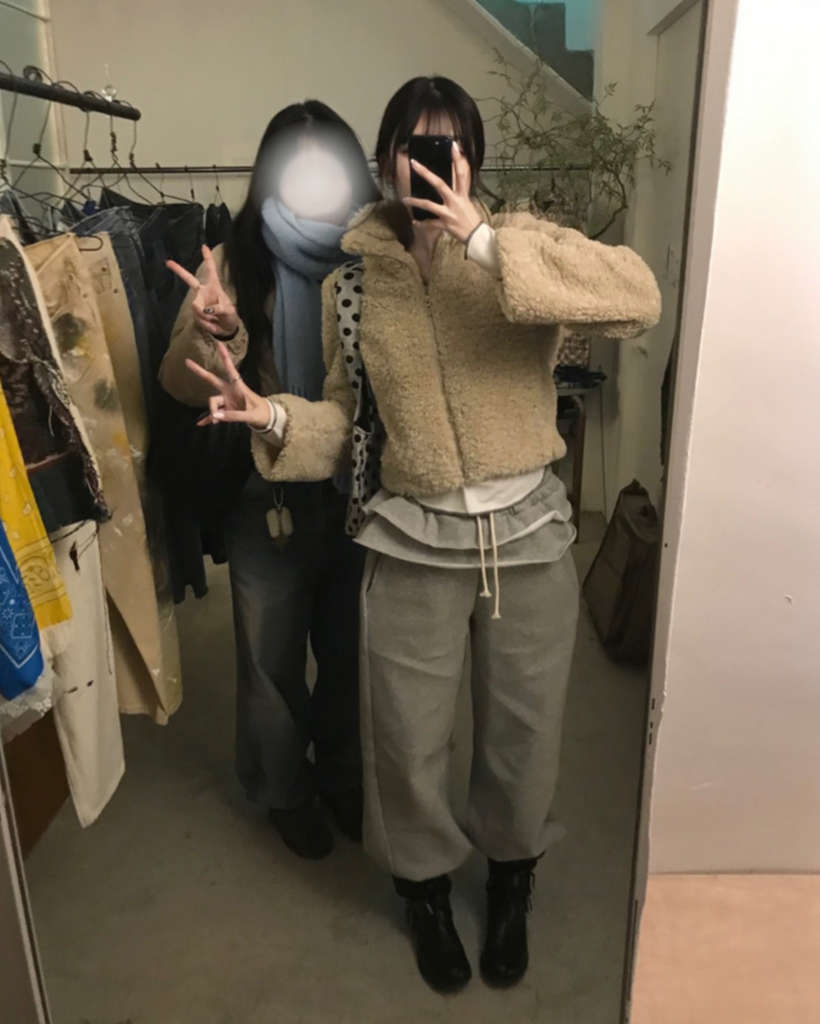 high neck fur zip-up (3color) | ファッション通販サイト NUGU