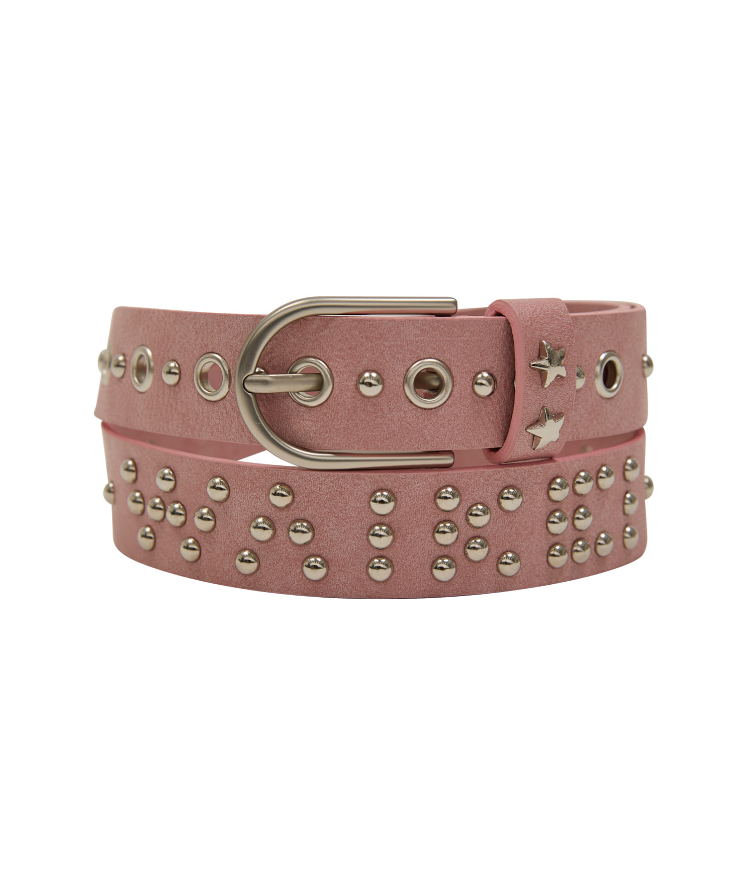 Stud Logo Belt PINK