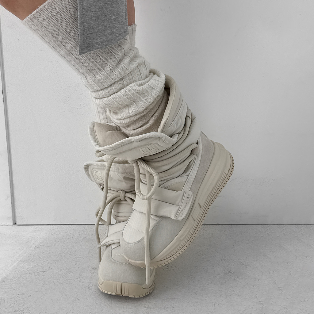 ファーパッド入りショートブーツ