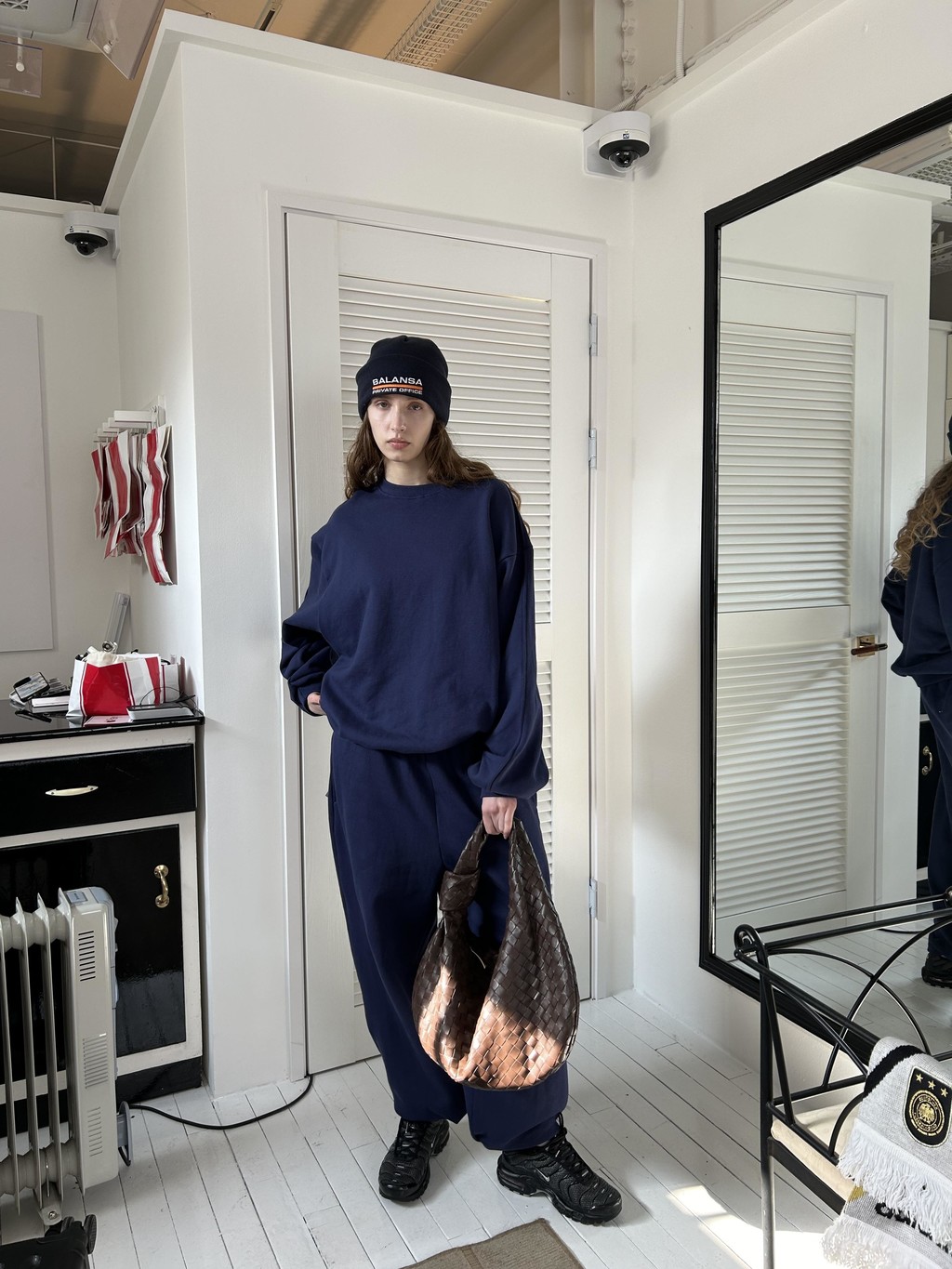 Basic Sweat Pants(FW)(navy)