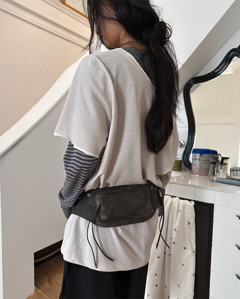 POCKET BELT BAG (grey)