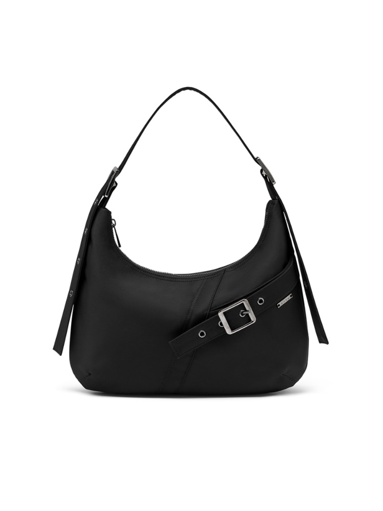 [mnem] Marsupial Pocket Nylon Bag (black)