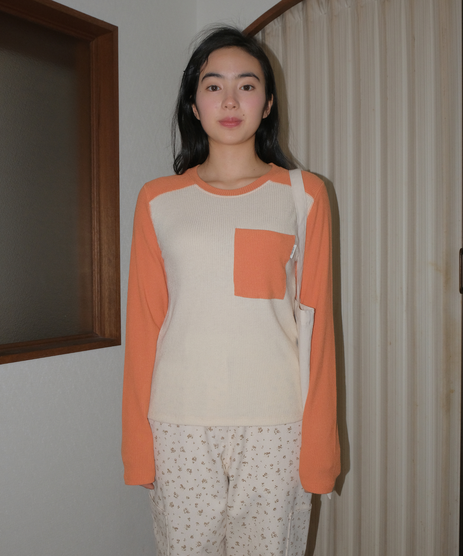 POCKET SLIM T-SHIRT ORANGE
