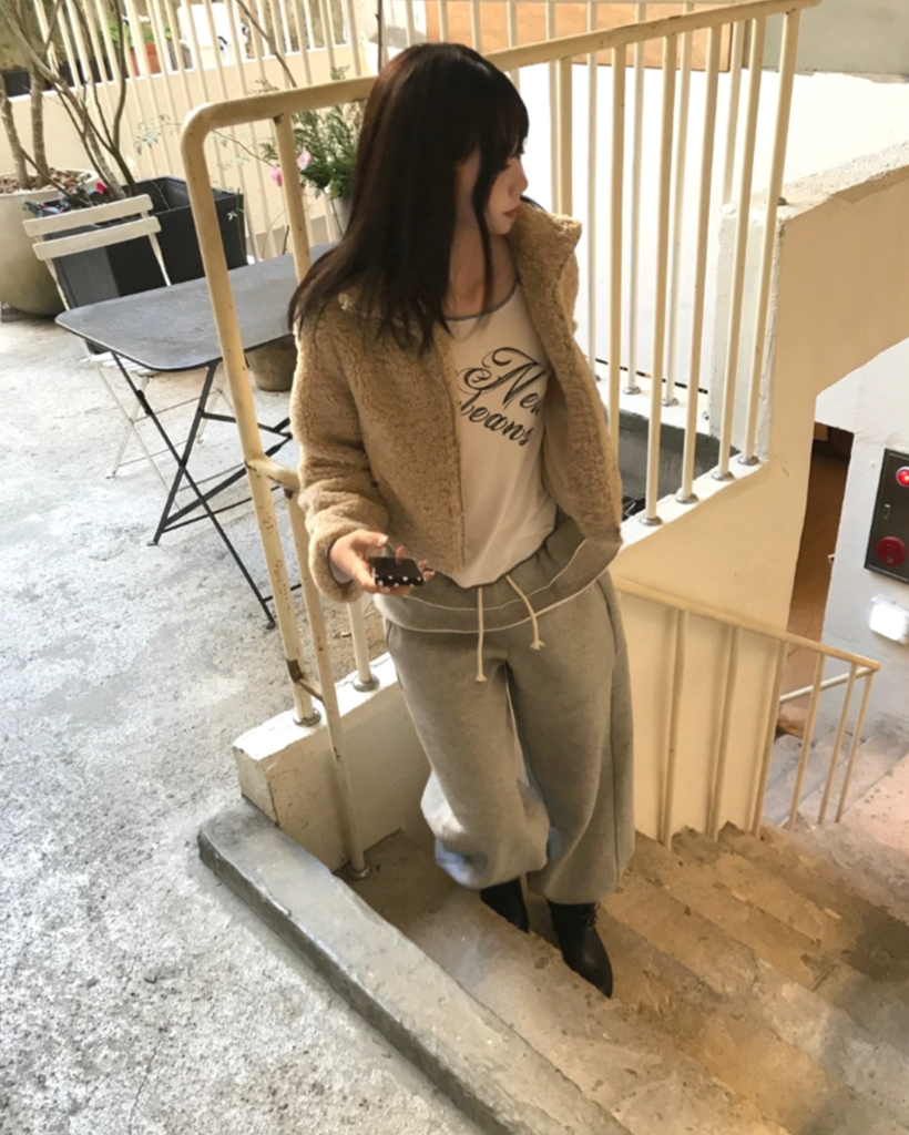 nugu アウター high neck fur zip-up (3color) | ファッション通販サイト NUGU