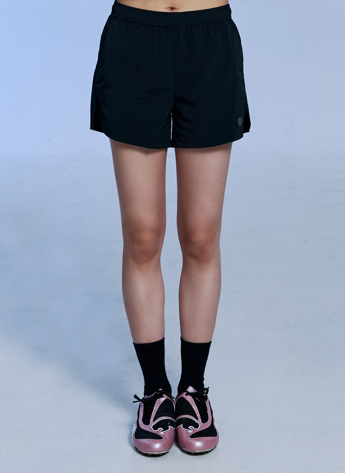 GLIDE RUNNING SHORTS-BLACK