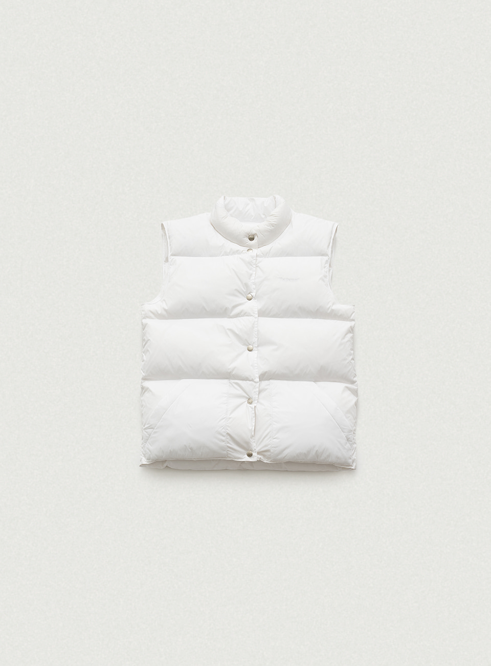 Men’s Light Goose Puffer Vest - White