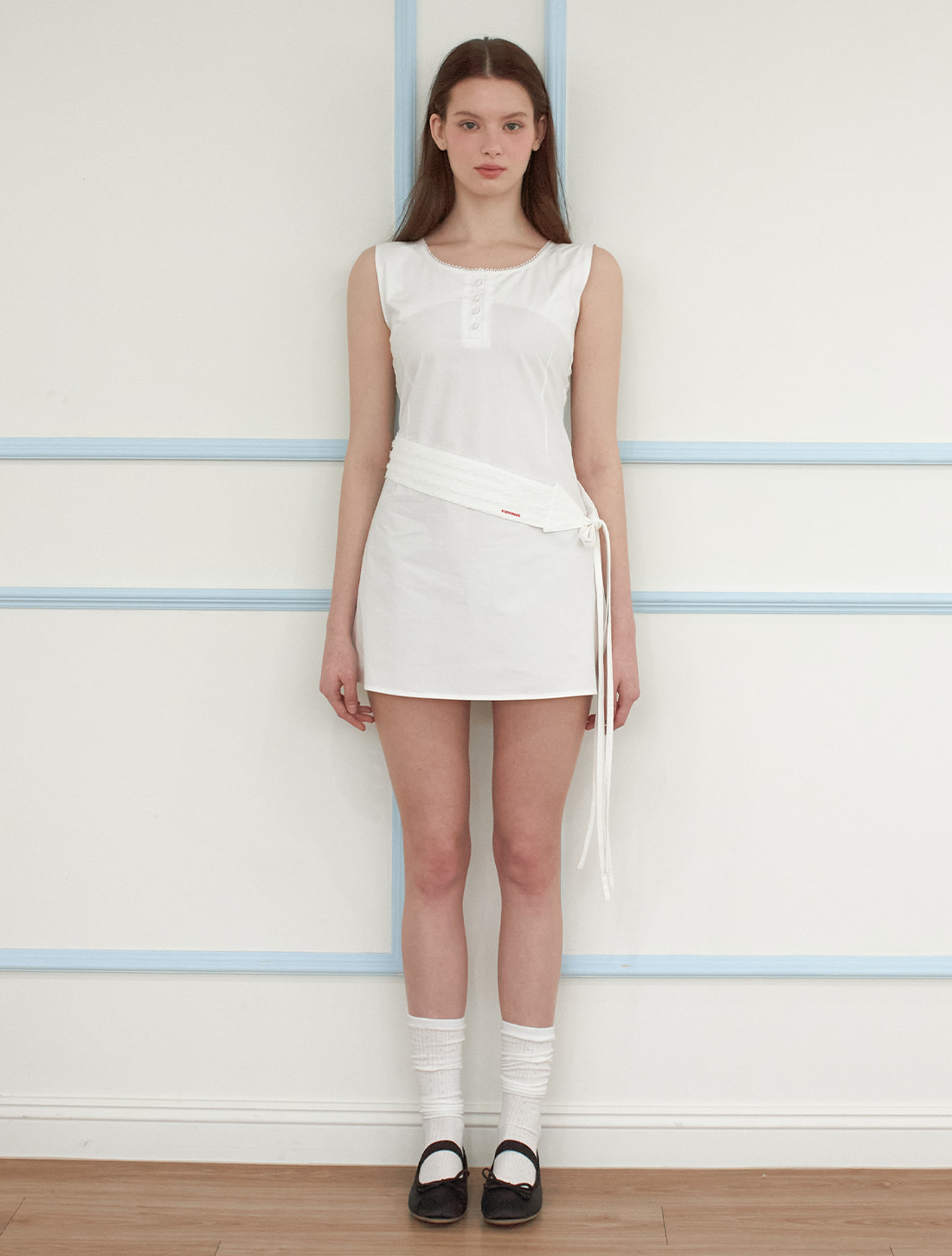 SET] Layered Handmade Twisted Dress (FL-133_Black