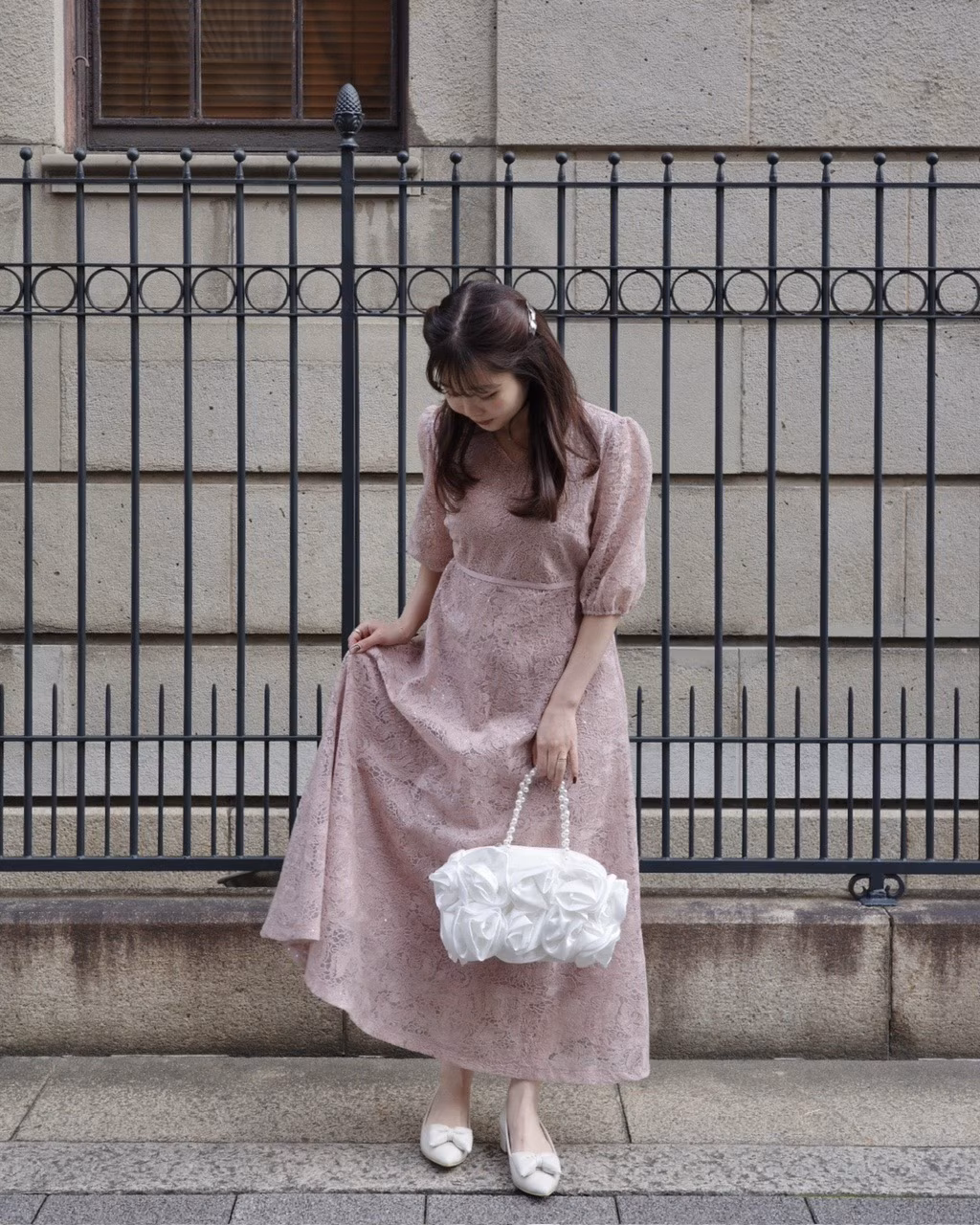 【オケージョン/結婚式】フレアラメドレス #2カラー