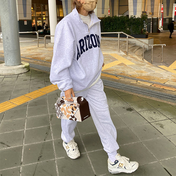 ARIZONAハーフジップスウェット | ファッション通販サイト NUGU