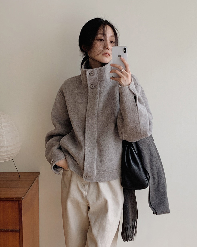 上質な着心地/全骨格細見え】〈C.L〉FOXカシミアドルマンニット