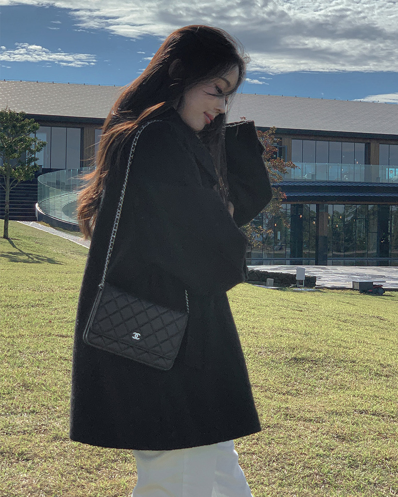 GADID ANONIEM SUNE / BLACK ハーフコート　ウールコート gadid anoniem ハーフコート - メルカリ