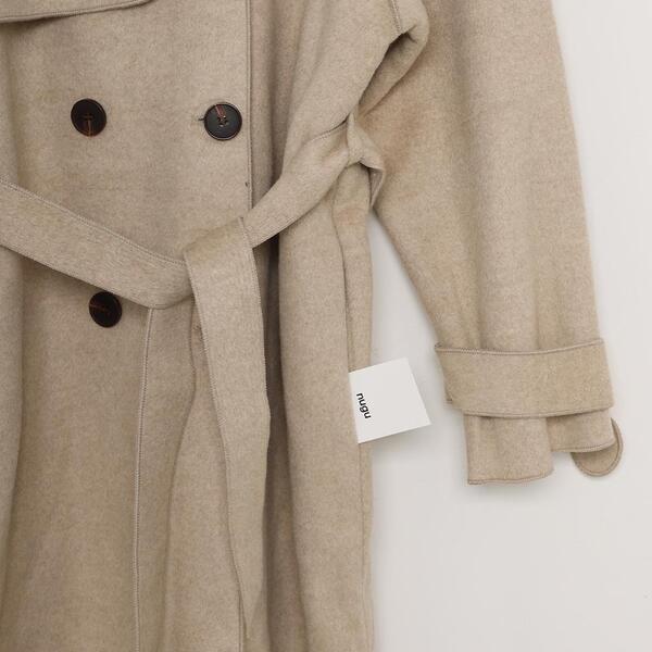 ガンフラップロングコート | ファッション通販サイト NUGU