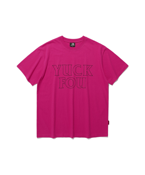 Nice Ghost Club★韓国★男女兼用★YUCK FOU T-shirt 3色 YUCK FOU TEE[PINK] | ファッション通販サイト NUGU