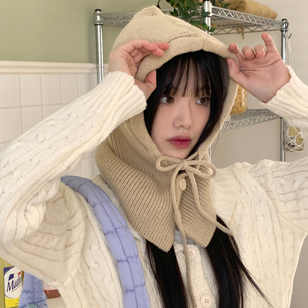 ツーボタンリボンストラップバラクラバ | ファッション通販サイト NUGU