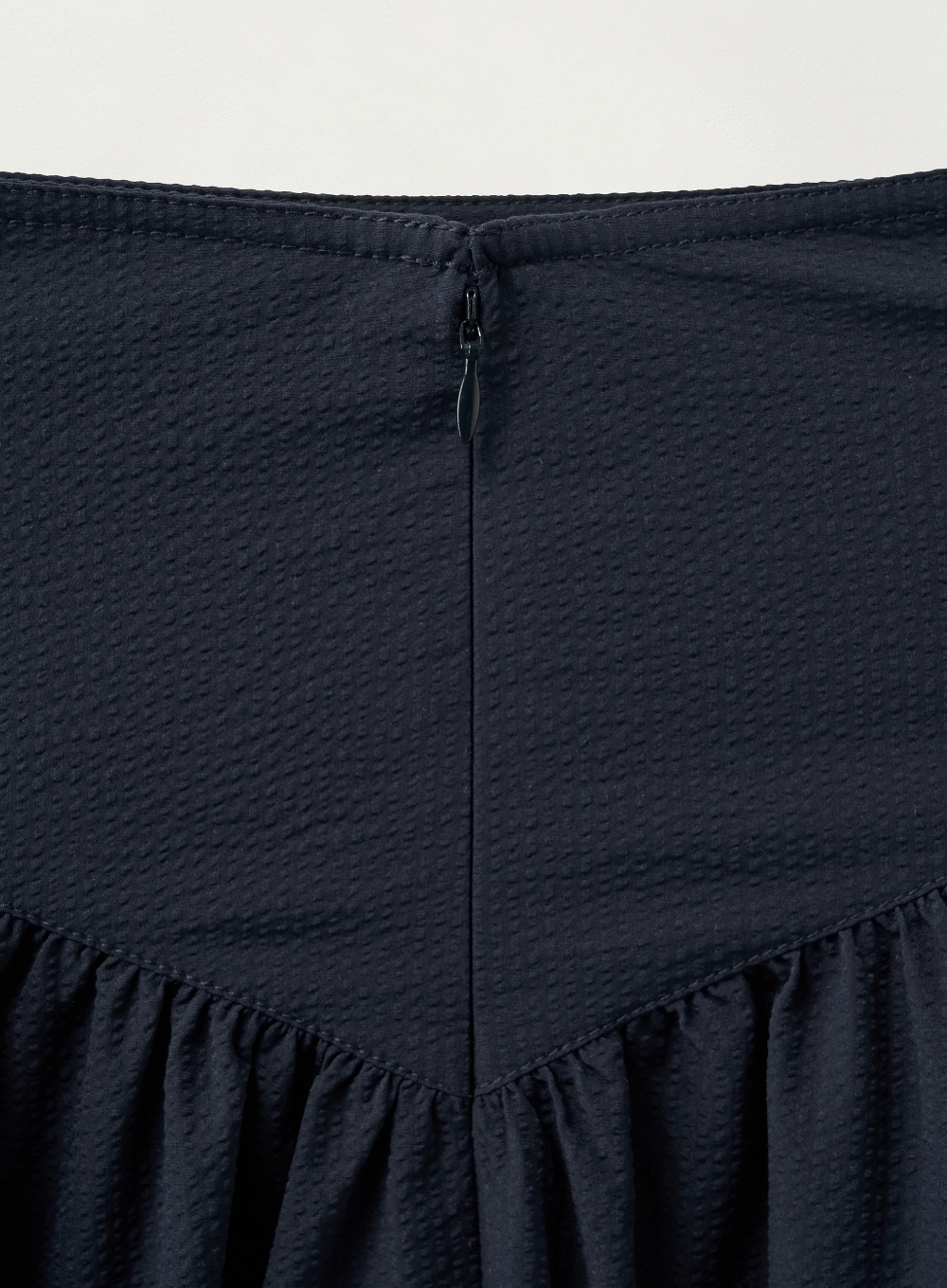 W) Seersucker Hole Skirt - Navy | ファッション通販サイト NUGU
