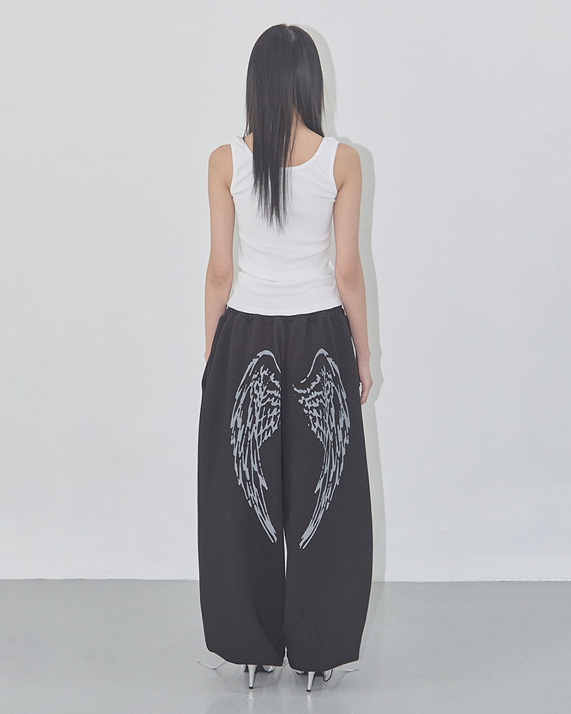 ANGEL VINTAGE SWEATPANTS (BLACK) F25QD819 | ファッション通販