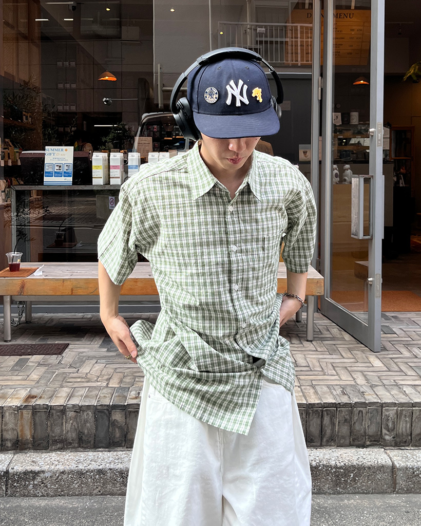 ★英国発*WEEKDAY*新作*グラフィックチェック半袖シャツ/CL★ ギンガムチェック半袖シャツ | ファッション通販サイト NUGU