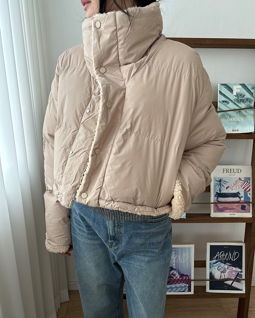 リバーシブルボアジャケット リバーシブルボアジャケット