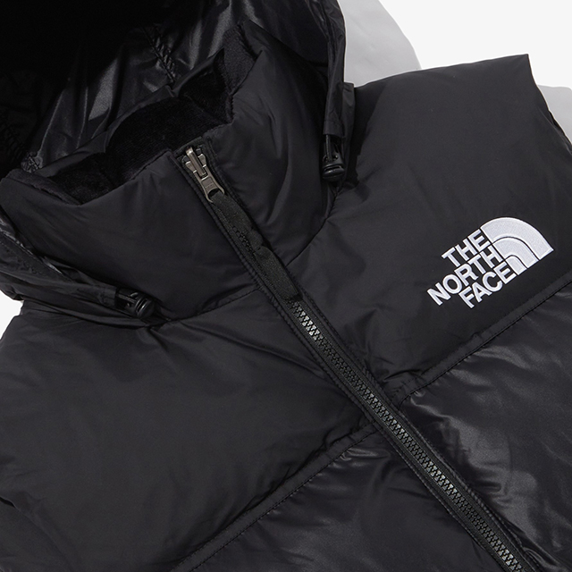 韓国限定レーベル] NUPTSE HYBRID DOWN BALL VEST_ノース