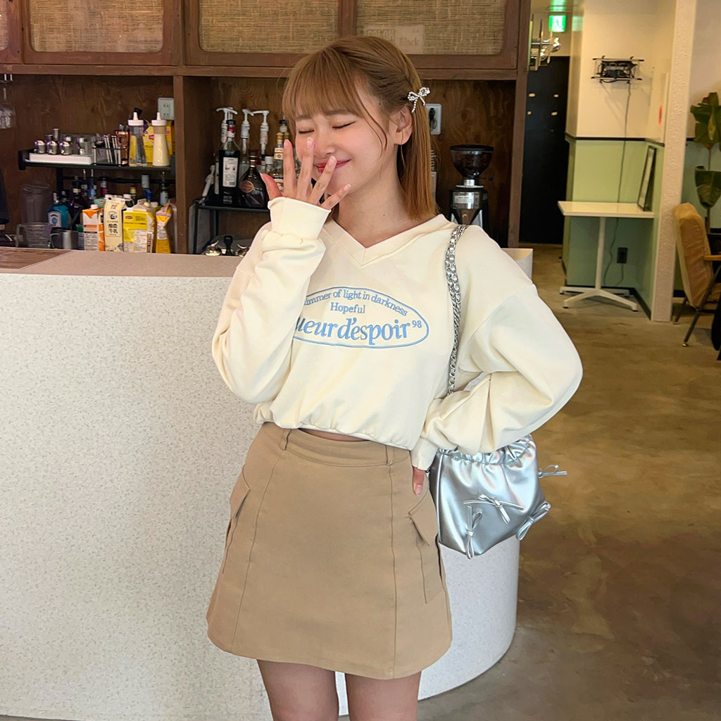 カジュアルサイドポケットミニスカート | ファッション通販サイト NUGU