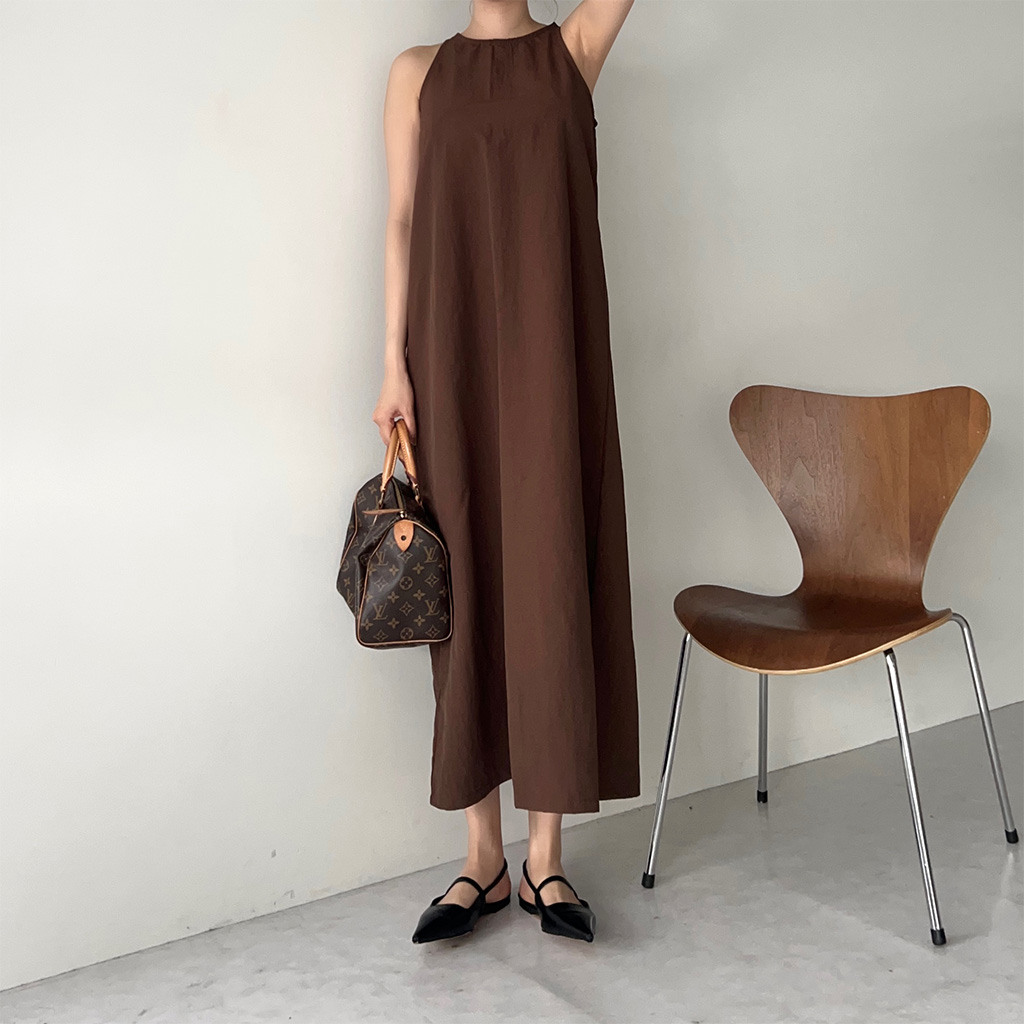 ホルターネックロングワンピース | ファッション通販サイト NUGU