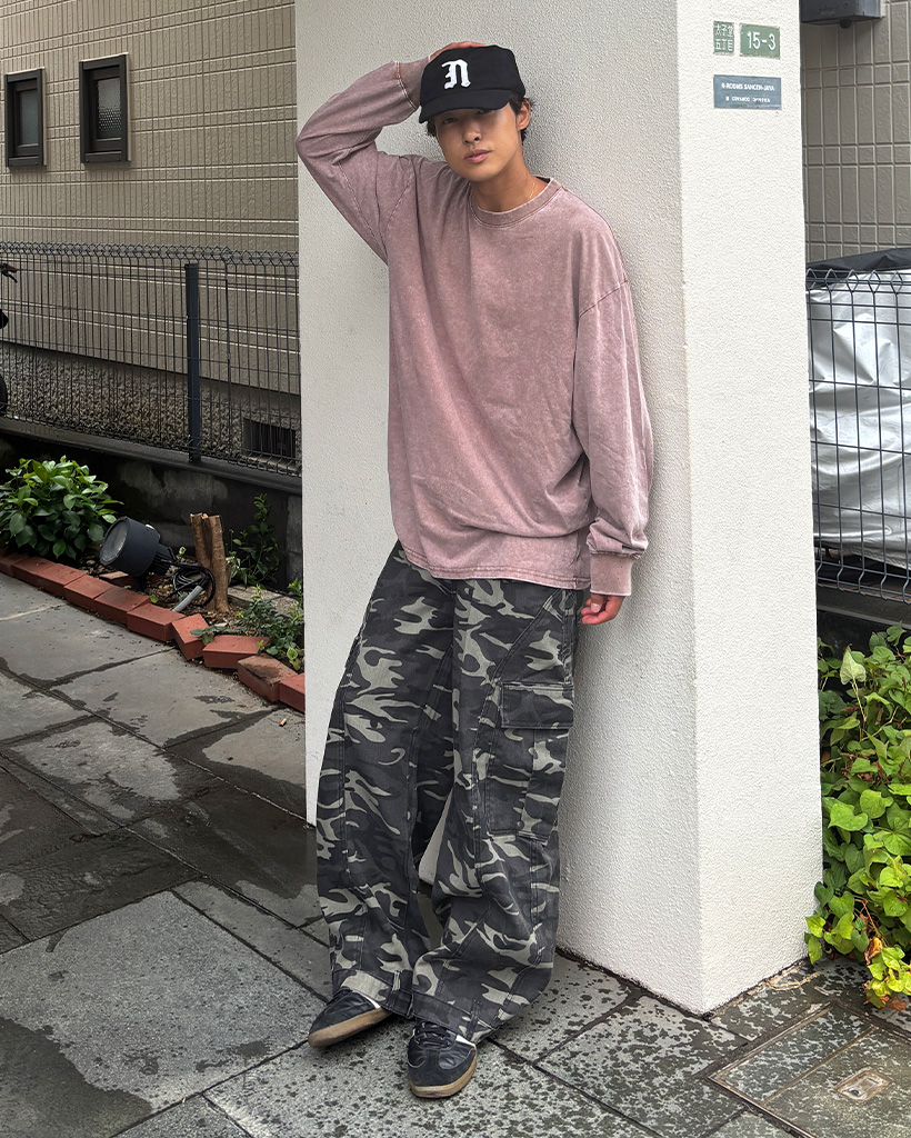 マーク＆ロナGaugeJQBasicPantsBigカモフラージュパンツ 美品】マーク＆ロナGaugeJQBasicPantsBigカモフラージュパンツ