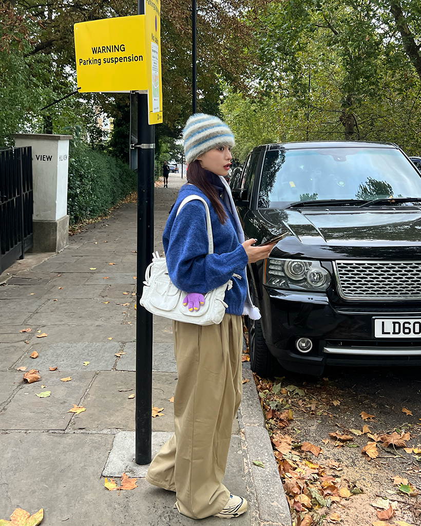 Vネックベーシックニット | ファッション通販サイト NUGU