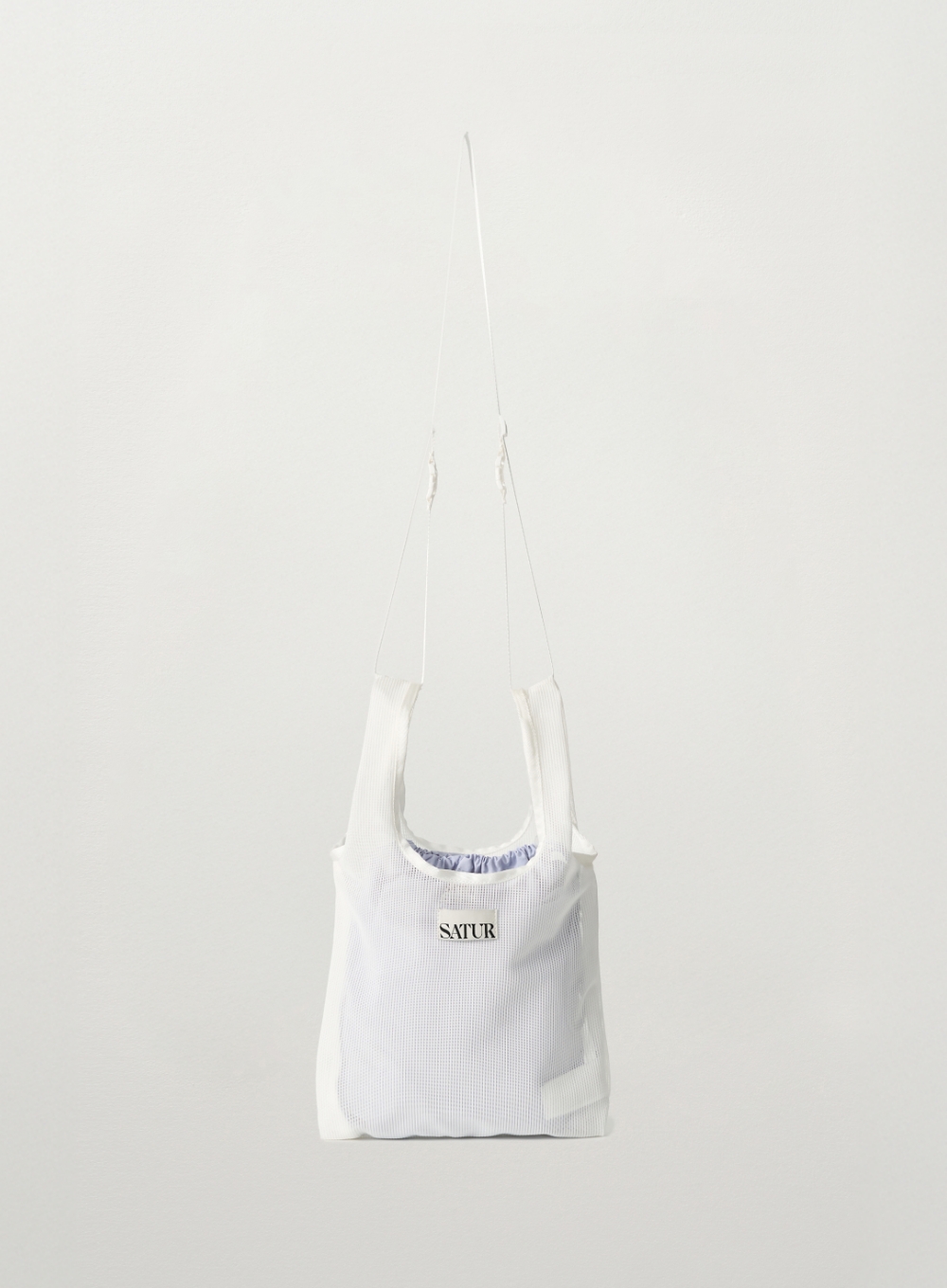 【SATUR】25SS/送料関税込み/人気★Bon Voyage Small Mesh Bag★ Bon Voyage Small Mesh Bag - White | ファッション通販サイト NUGU