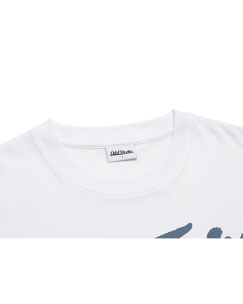Youth Graffiti Graphic Oversized Fit T-Shirt - white