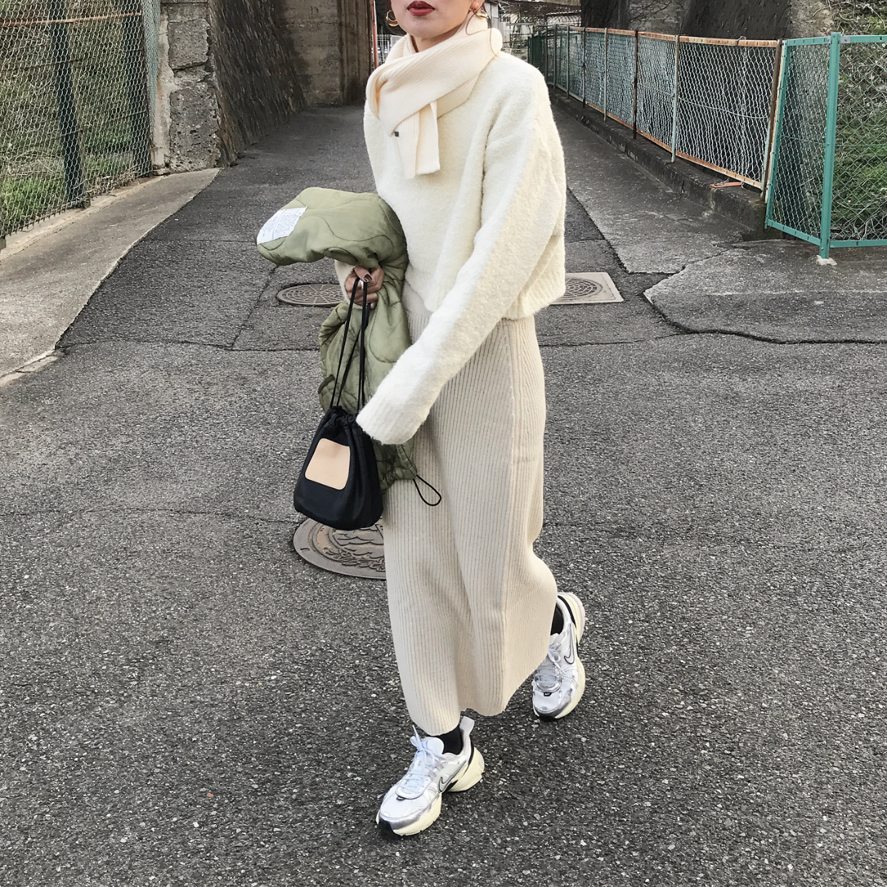 ウールニットマフラー | ファッション通販サイト NUGU