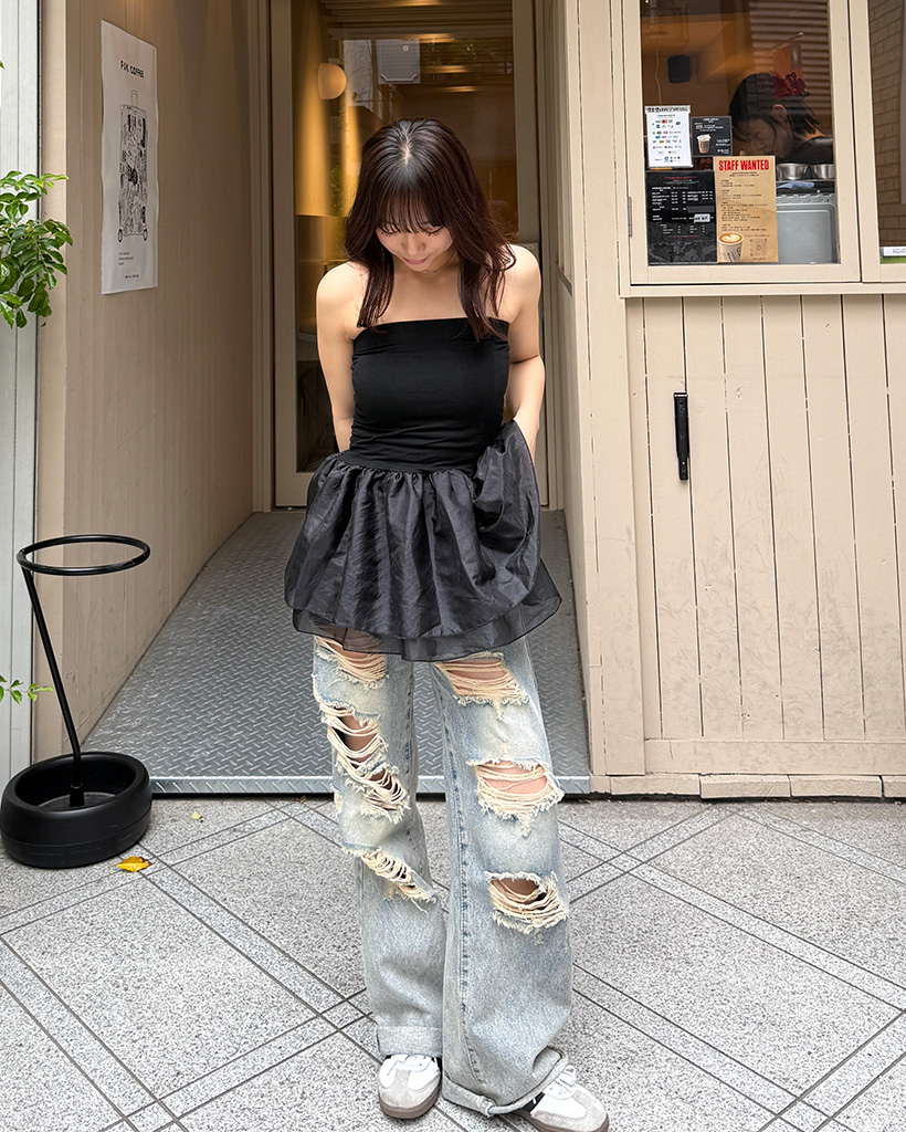 フリルチューブトップ | ファッション通販サイト NUGU