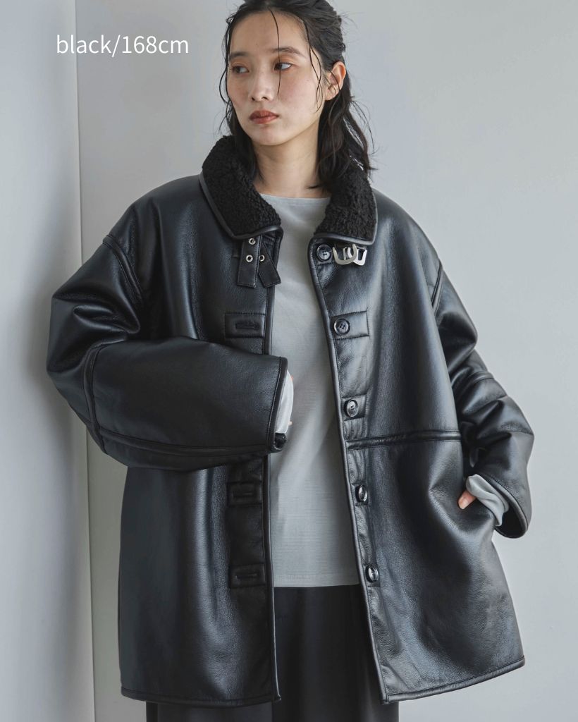 フェイクムートンB-3フライトジャケット | ファッション通販サイト NUGU