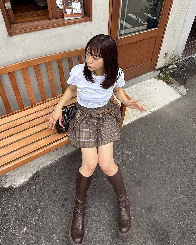 【未使用】タグ付き　シークレットハニー　プリーツスカート　チェック柄　リボン　2 楽天市場】☆チェックプリーツスカパン1/6 18:00 マークダウン6