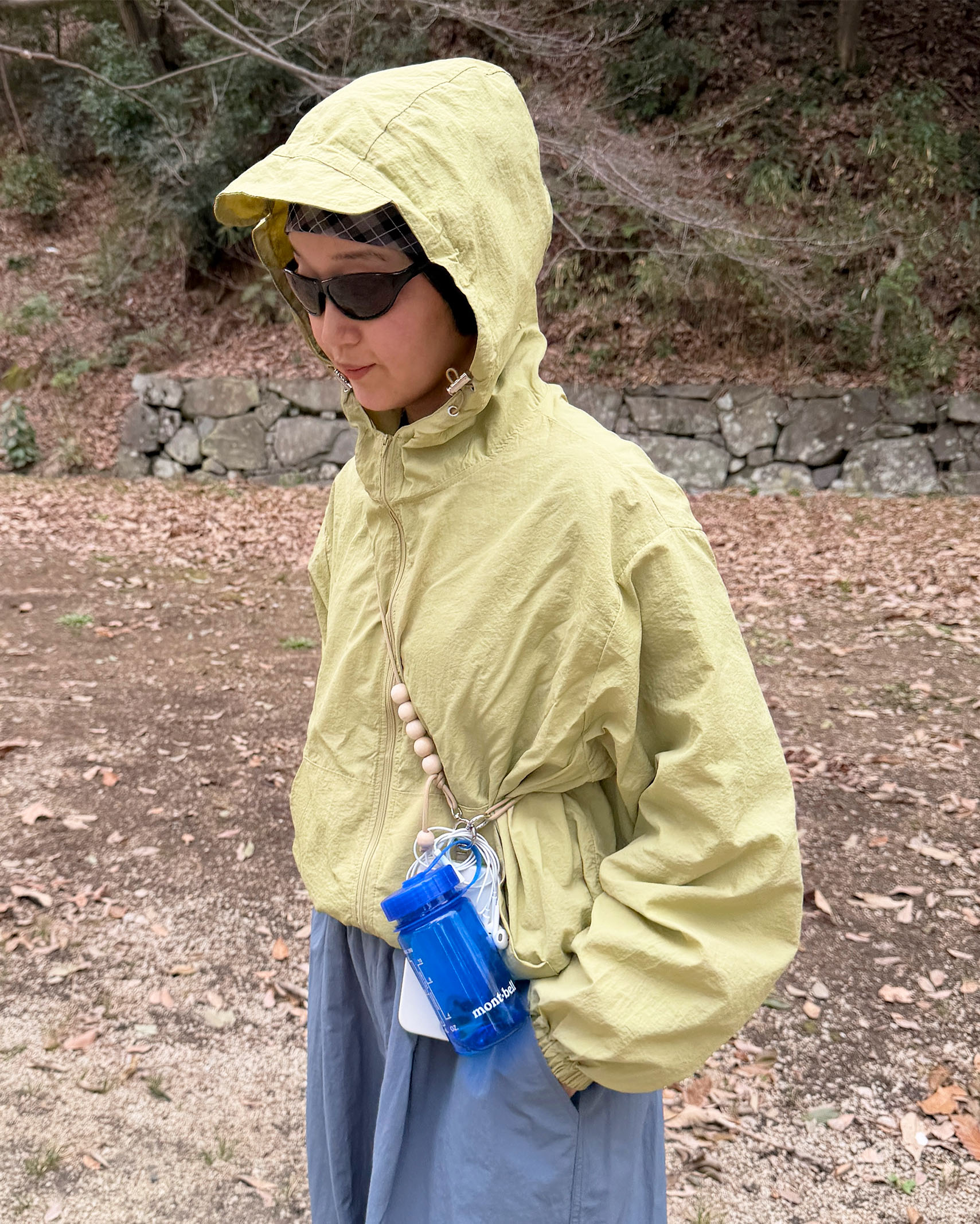 キャップフードウィンドブレーカー